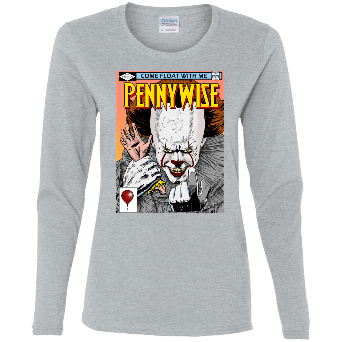 T-Shirts Sport Grey / S Pennywise 8+ Women's Long Sleeve T-Shirt