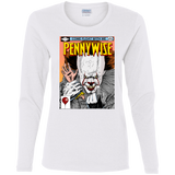 T-Shirts White / S Pennywise 8+ Women's Long Sleeve T-Shirt