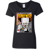 T-Shirts Black / S Pennywise 8+ Women's V-Neck T-Shirt