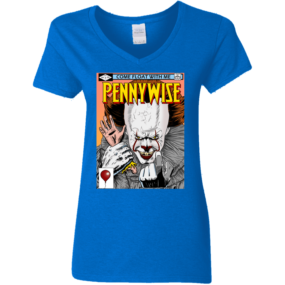 T-Shirts Royal / S Pennywise 8+ Women's V-Neck T-Shirt