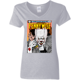 T-Shirts Sport Grey / S Pennywise 8+ Women's V-Neck T-Shirt