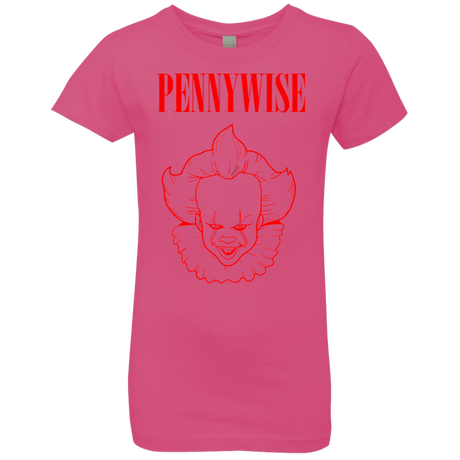 T-Shirts Hot Pink / YXS Pennywise Girls Premium T-Shirt
