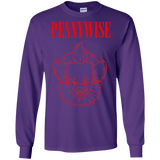 T-Shirts Purple / S Pennywise Men's Long Sleeve T-Shirt