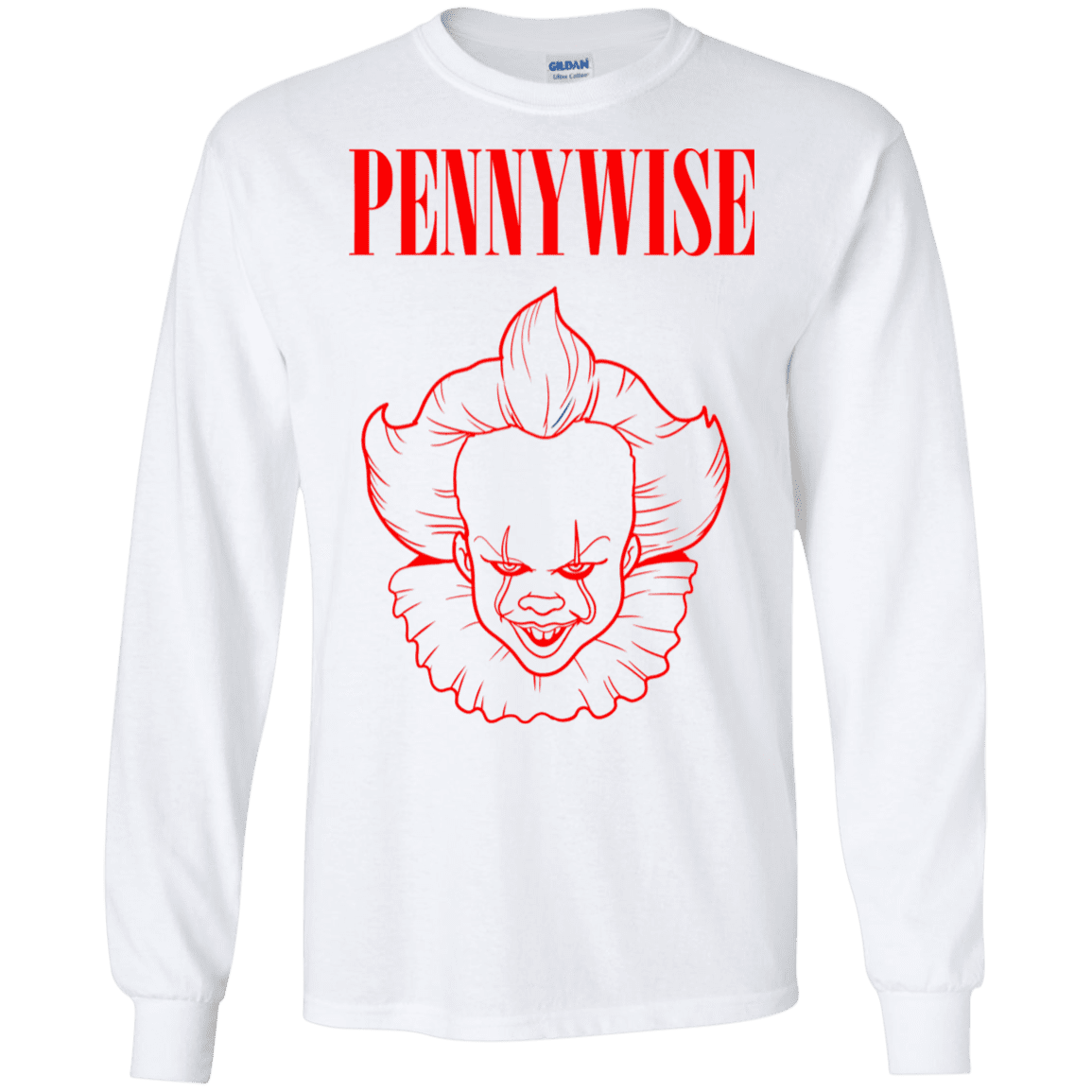 T-Shirts White / S Pennywise Men's Long Sleeve T-Shirt