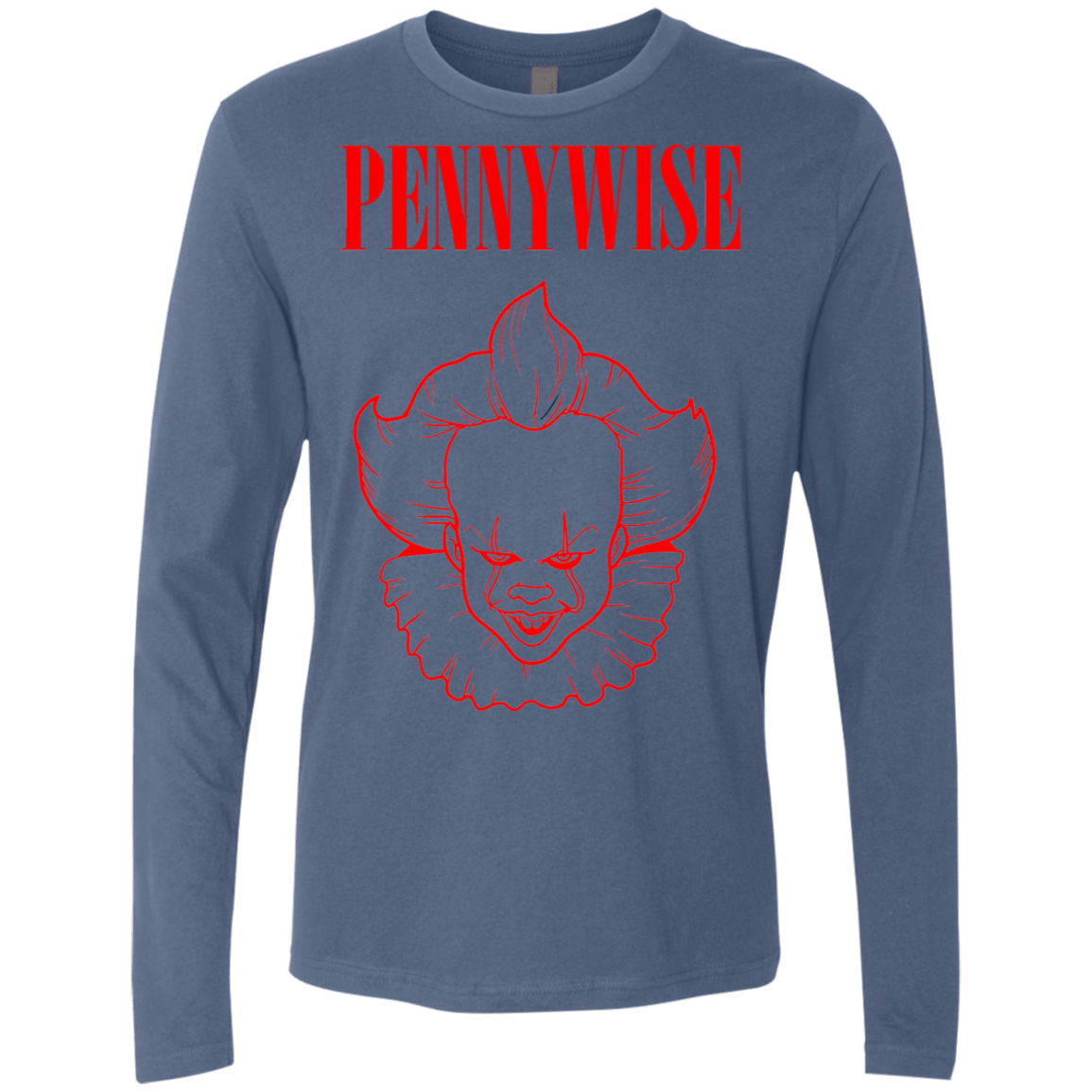 T-Shirts Indigo / S Pennywise Men's Premium Long Sleeve