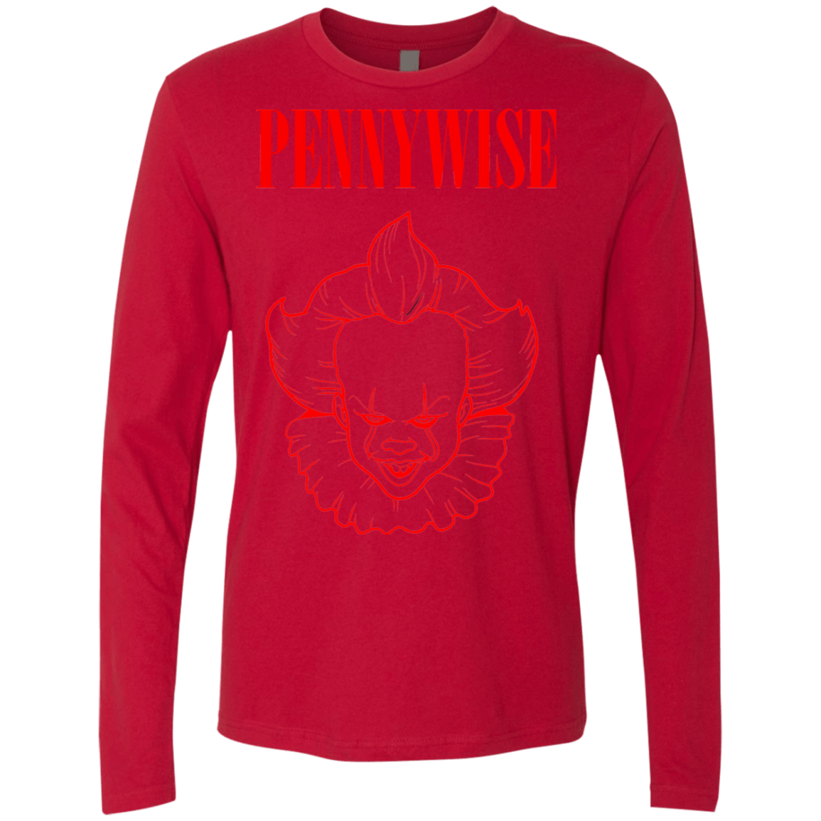 T-Shirts Red / S Pennywise Men's Premium Long Sleeve