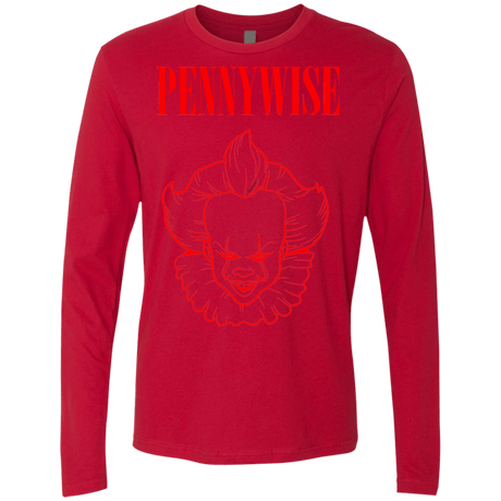 T-Shirts Red / S Pennywise Men's Premium Long Sleeve