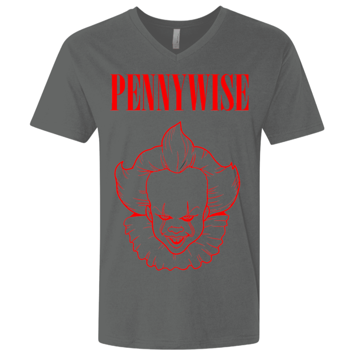 T-Shirts Heavy Metal / X-Small Pennywise Men's Premium V-Neck