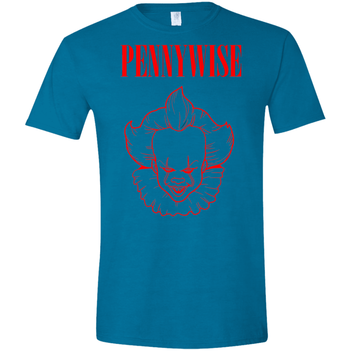 T-Shirts Antique Sapphire / S Pennywise Men's Semi-Fitted Softstyle