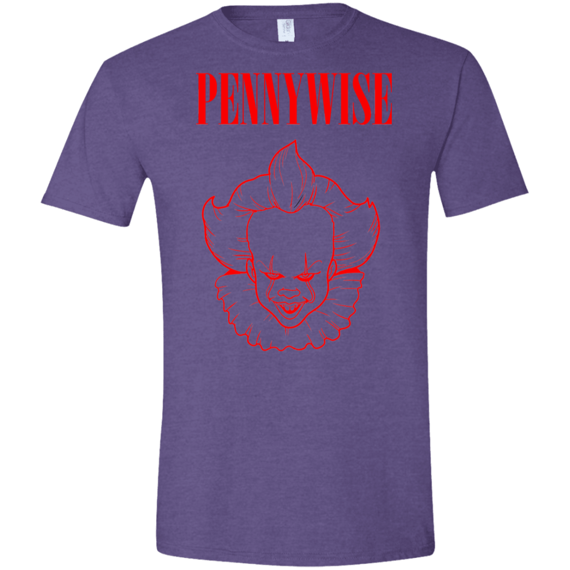T-Shirts Heather Purple / S Pennywise Men's Semi-Fitted Softstyle