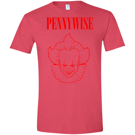 T-Shirts Heather Red / S Pennywise Men's Semi-Fitted Softstyle
