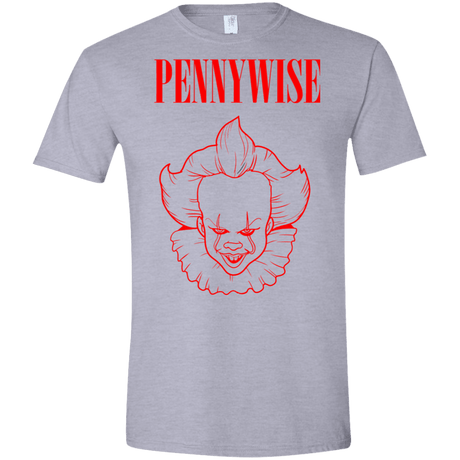 T-Shirts Sport Grey / X-Small Pennywise Men's Semi-Fitted Softstyle