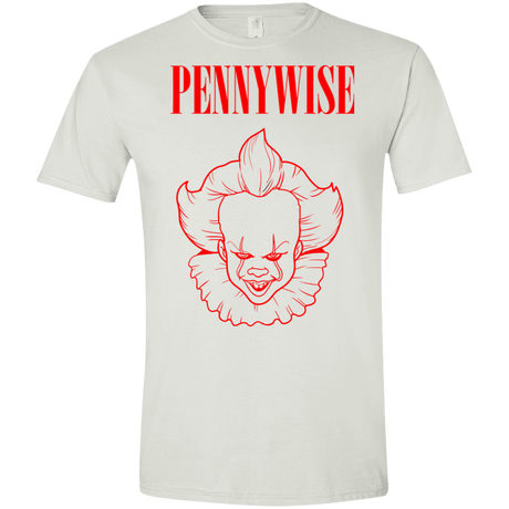 T-Shirts White / X-Small Pennywise Men's Semi-Fitted Softstyle
