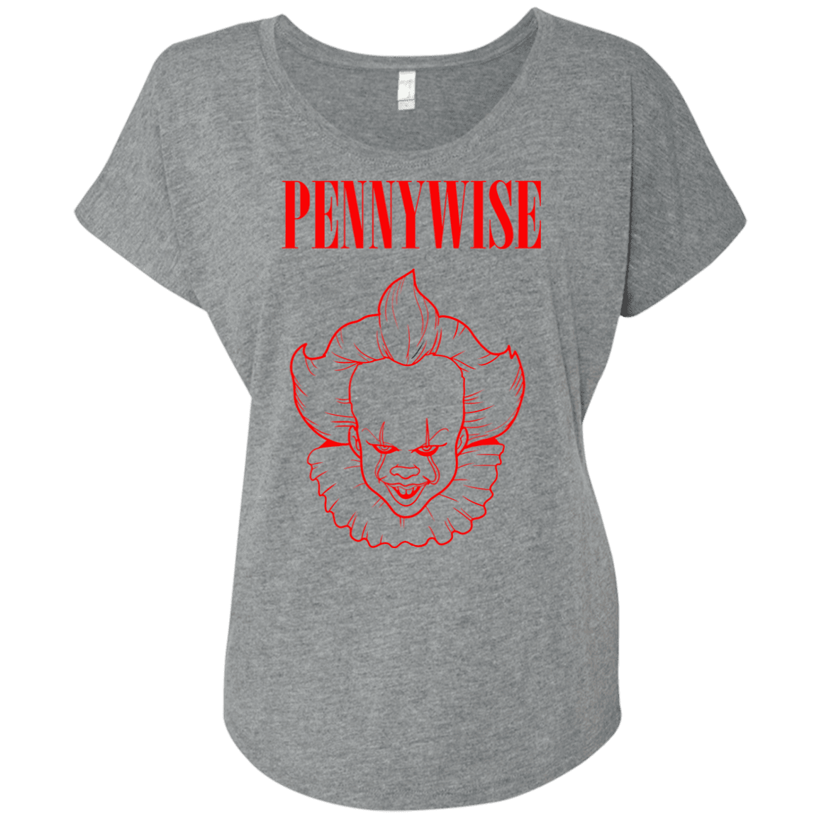 T-Shirts Premium Heather / X-Small Pennywise Triblend Dolman Sleeve