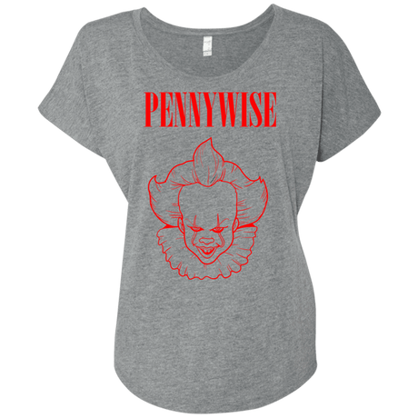 T-Shirts Premium Heather / X-Small Pennywise Triblend Dolman Sleeve