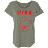 T-Shirts Venetian Grey / X-Small Pennywise Triblend Dolman Sleeve