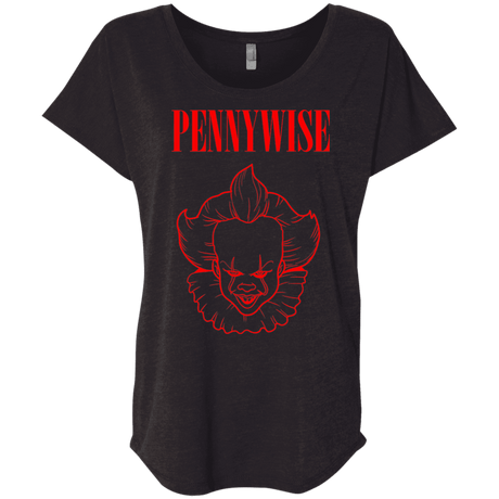T-Shirts Vintage Black / X-Small Pennywise Triblend Dolman Sleeve