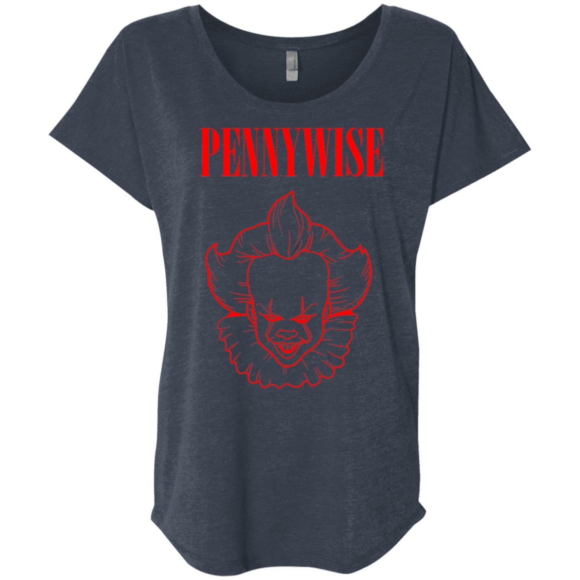 T-Shirts Vintage Navy / X-Small Pennywise Triblend Dolman Sleeve