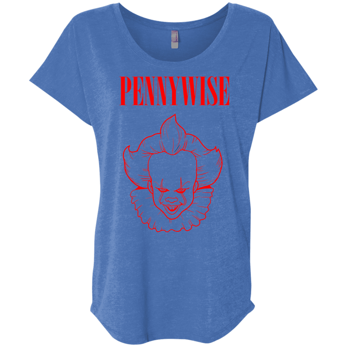 T-Shirts Vintage Royal / X-Small Pennywise Triblend Dolman Sleeve