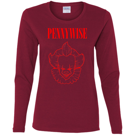 T-Shirts Cardinal / S Pennywise Women's Long Sleeve T-Shirt