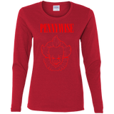 T-Shirts Red / S Pennywise Women's Long Sleeve T-Shirt