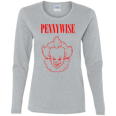 T-Shirts Sport Grey / S Pennywise Women's Long Sleeve T-Shirt