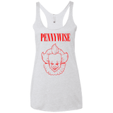 T-Shirts Heather White / X-Small Pennywise Women's Triblend Racerback Tank