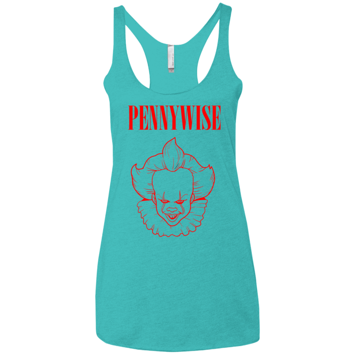 T-Shirts Tahiti Blue / X-Small Pennywise Women's Triblend Racerback Tank