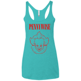 T-Shirts Tahiti Blue / X-Small Pennywise Women's Triblend Racerback Tank