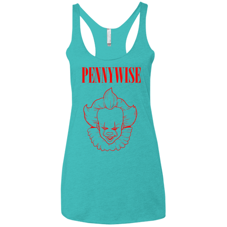 T-Shirts Tahiti Blue / X-Small Pennywise Women's Triblend Racerback Tank