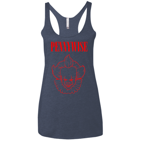 T-Shirts Vintage Navy / X-Small Pennywise Women's Triblend Racerback Tank
