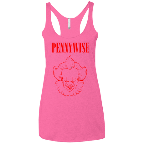 T-Shirts Vintage Pink / X-Small Pennywise Women's Triblend Racerback Tank