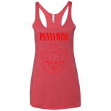 T-Shirts Vintage Red / X-Small Pennywise Women's Triblend Racerback Tank