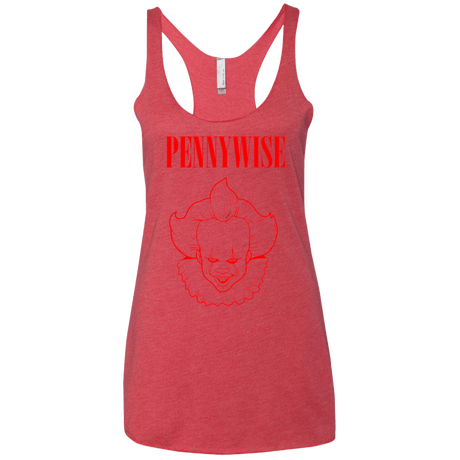 T-Shirts Vintage Red / X-Small Pennywise Women's Triblend Racerback Tank