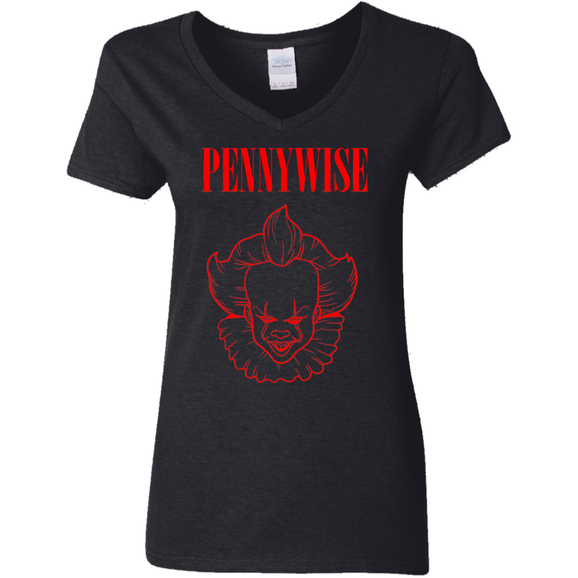 T-Shirts Black / S Pennywise Women's V-Neck T-Shirt