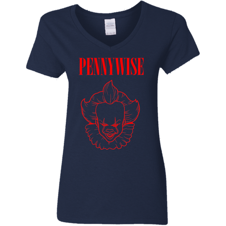 T-Shirts Navy / S Pennywise Women's V-Neck T-Shirt