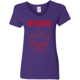 T-Shirts Purple / S Pennywise Women's V-Neck T-Shirt