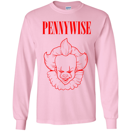 T-Shirts Light Pink / YS Pennywise Youth Long Sleeve T-Shirt