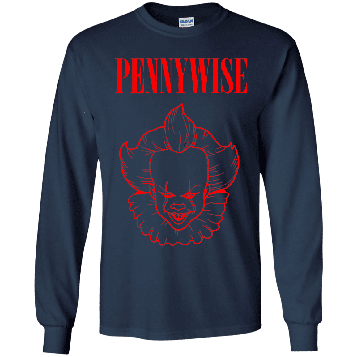 T-Shirts Navy / YS Pennywise Youth Long Sleeve T-Shirt