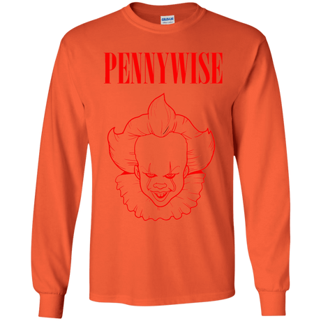 T-Shirts Orange / YS Pennywise Youth Long Sleeve T-Shirt