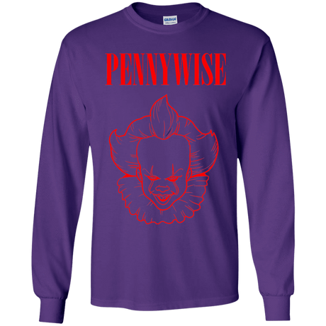 T-Shirts Purple / YS Pennywise Youth Long Sleeve T-Shirt
