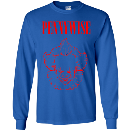 T-Shirts Royal / YS Pennywise Youth Long Sleeve T-Shirt