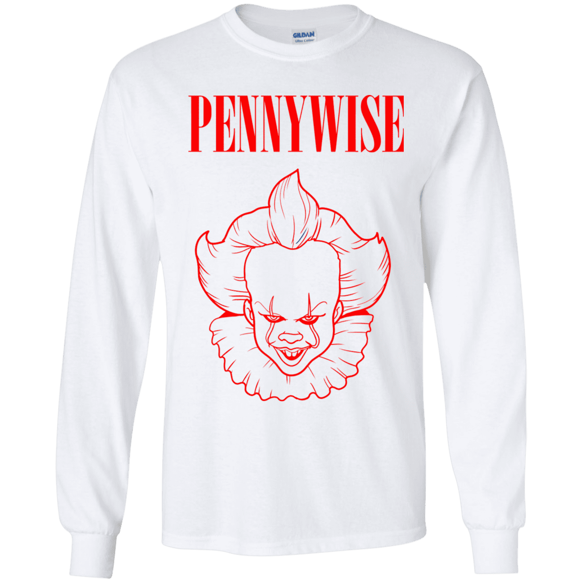T-Shirts White / YS Pennywise Youth Long Sleeve T-Shirt