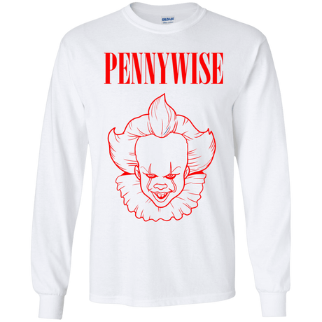 T-Shirts White / YS Pennywise Youth Long Sleeve T-Shirt