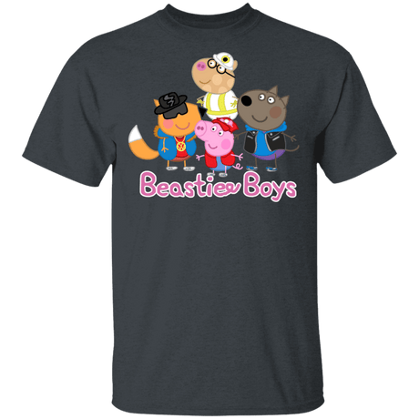 T-Shirts Dark Heather / S Peppas Beastie Boys T-Shirt