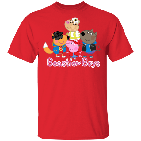 T-Shirts Red / S Peppas Beastie Boys T-Shirt