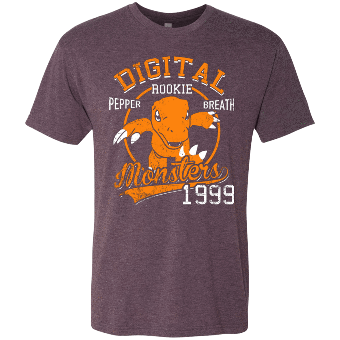 T-Shirts Vintage Purple / Small Pepper Breath Men's Triblend T-Shirt