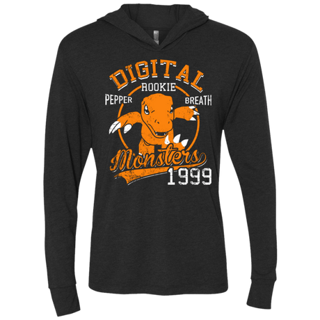 T-Shirts Vintage Black / X-Small Pepper Breath Triblend Long Sleeve Hoodie Tee