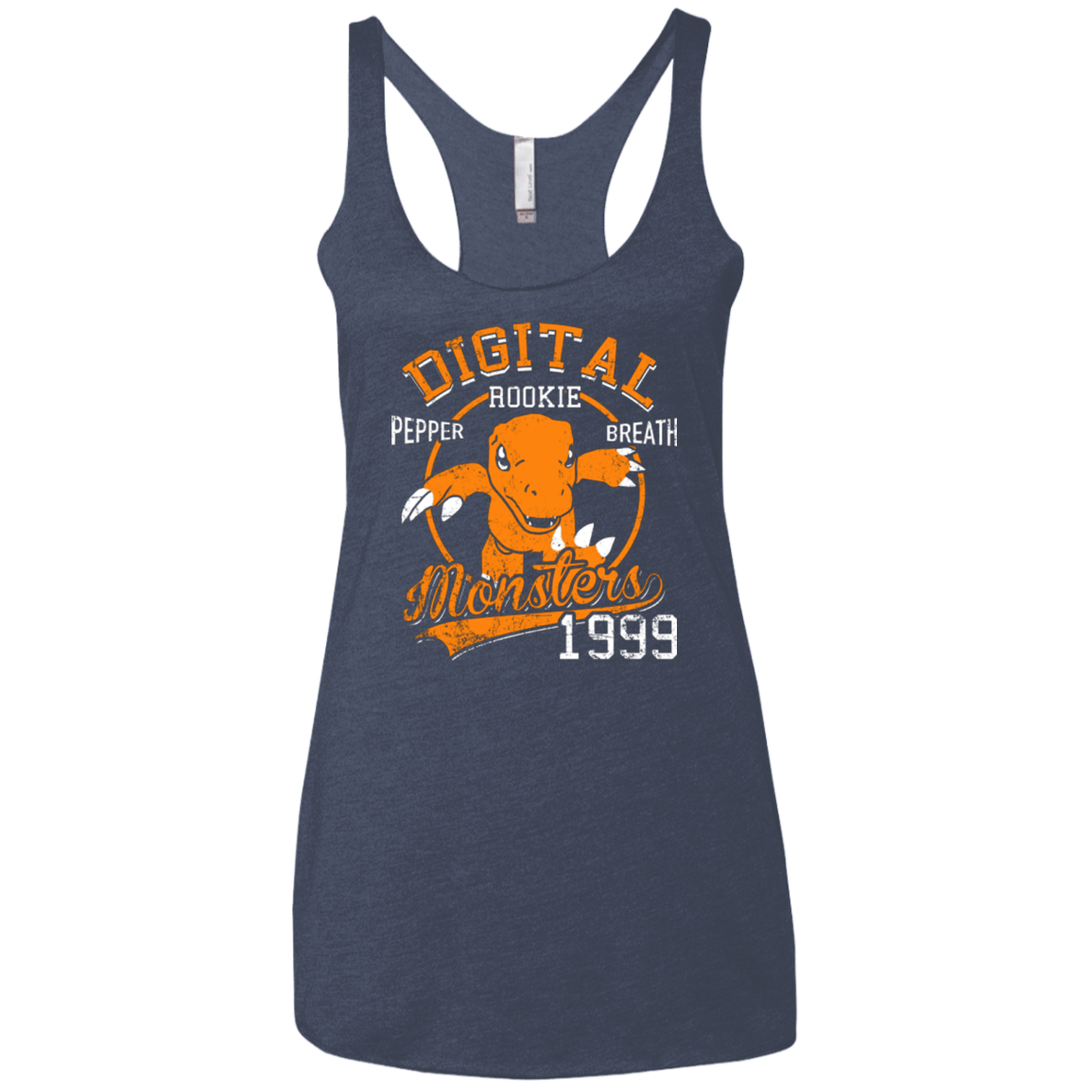 T-Shirts Vintage Navy / X-Small Pepper Breath Women's Triblend Racerback Tank