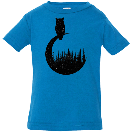 T-Shirts Cobalt / 6 Months Perched Owl Infant Premium T-Shirt